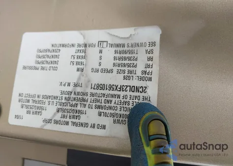 2005 Chevrolet Equinox Ls из США, поврежденный, VIN 2CNDL23FX56105871